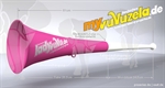Vuvuzela, 2-teilig, pink-wei