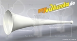 Vuvuzela, 2-teilig, wei-wei