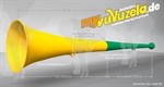 Vuvuzela, 2-teilig, Brasilien, grn-gelb - Vuvuzela in grn-gelb kaufen!